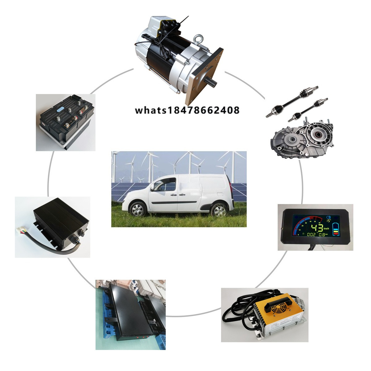 15kW Elektirikli Motor Car Ele - огляд і ціна Ev Electric Motor Conversion Kit Car