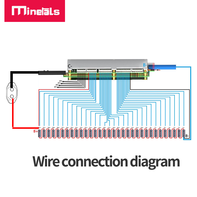 10S-32S ANT Smart BMS 250A 200 - огляд і ціна Smart Bms 24S 200A Bluetooth Lifepo4