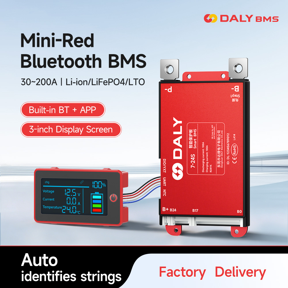 Daly Smart BMS 4S 7S 8S 13S 14 - огляд і ціна Smart Bms 24S 200A Bluetooth Lifepo4