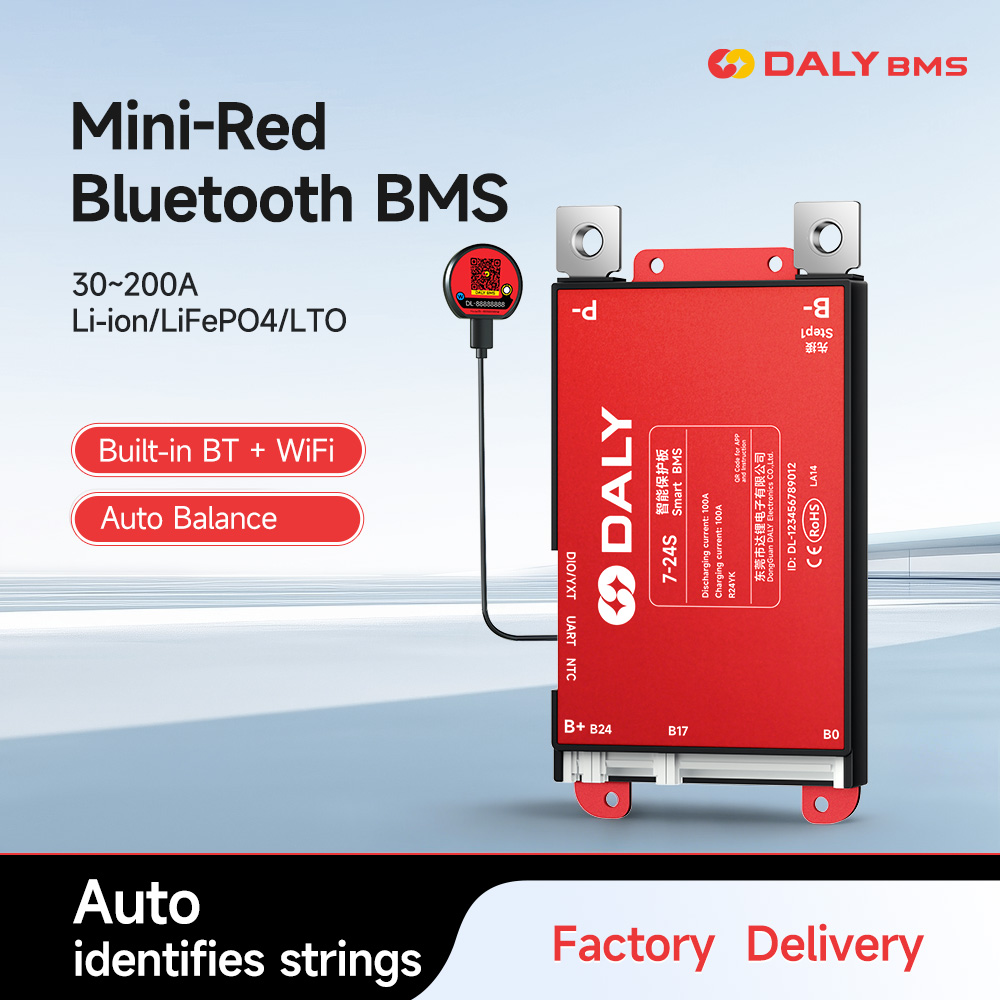 Daly Smart WIFI BMS 4S 7S 8S 1 - огляд і ціна Smart Bms 24S 200A Bluetooth Lifepo4