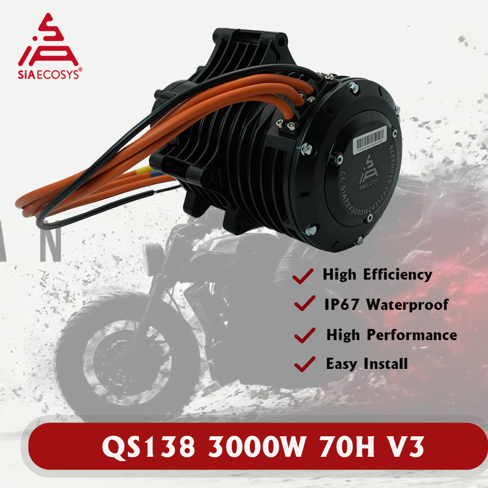 QSMOTOR QS138 70H V3 3000W 750 - огляд і ціна Fardriver Nd72850 Controller