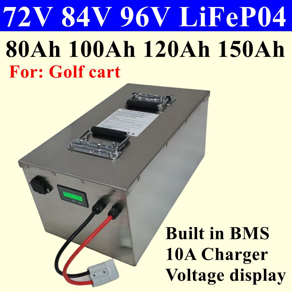 24S 72V 84V 96V 80AH 100AH 150 - огляд і ціна Lifepo4 72V 100Ah Battery Pack Ev