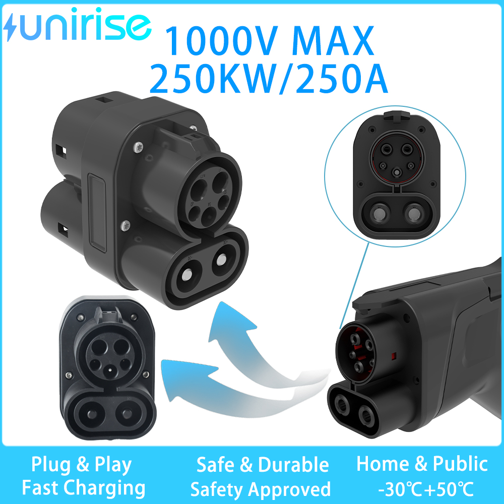 EV Charger Adapter CCS1 to CCS - огляд і ціна Ccs2 Fast Charging Socket 250A