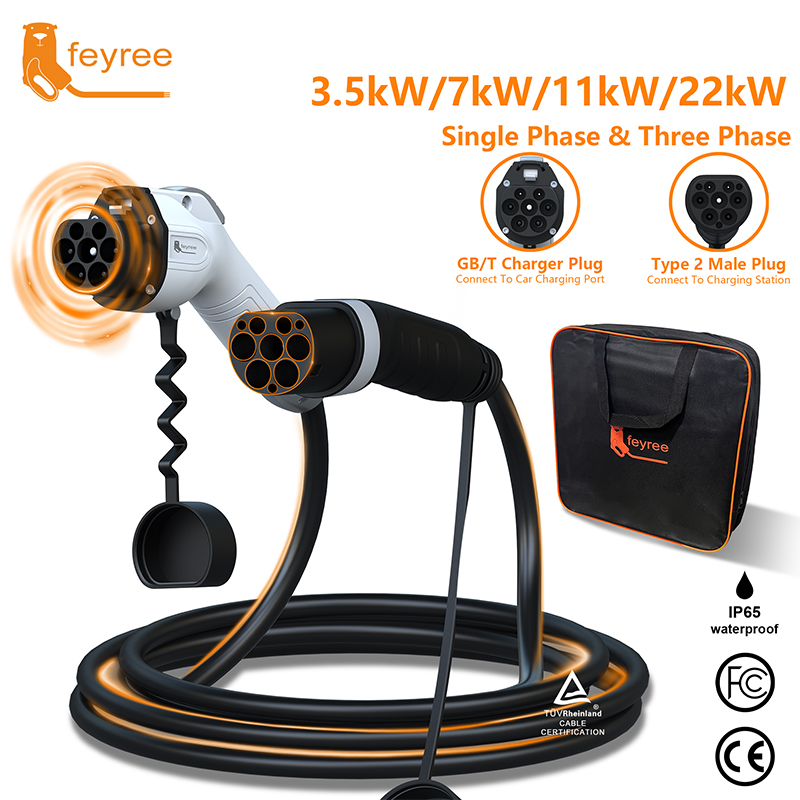 Feyree EV Charging Cable Type2 - огляд і ціна Ev Charger Type 2 22Kw 32A 3 Phase